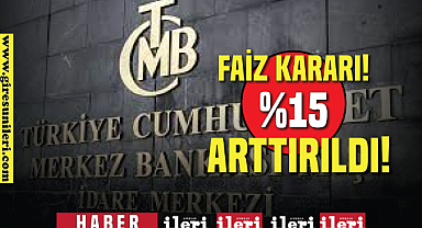 Merkez Bankası Faiz kararını açıkladı!