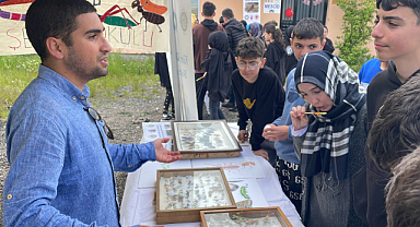 Öğrencilere böceklerle ekoloji eğitimi verildi