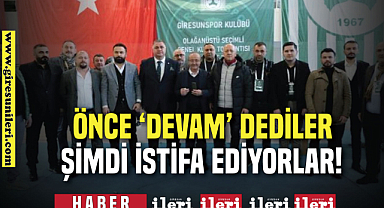 Önce “devam” dediler, şimdi istifa ediyorlar
