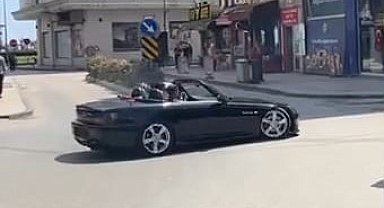 Otomobiliyle drift yapan sürücüye 72 bin TL ceza