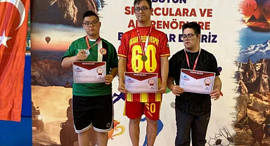 Özel sporculardan başarı