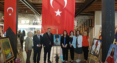 Sema Ünlü, “Resim Sergisi” açılışına katıldı