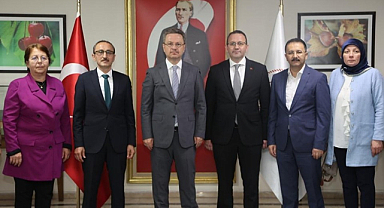 Süleymanoğlu'nda Vali Ünlü'ye ziyaret