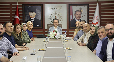 Vali Enver Ünlü, AK Parti heyetini kabul etti