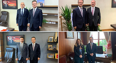 Vali Enver Ünlü’den Milletvekillerine “Hayırlı Olsun” ziyareti