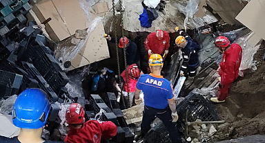 3 işçiden 2'si kurtarıldı, 1'i için çalışmalar sürüyor