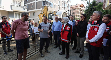 Aile ve Sosyal Hizmetler Bakanı Göktaş, selden etkilenen bölgede