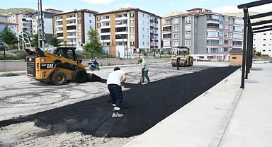 Amasya Belediyesinin asfalt çalışmaları sürüyor