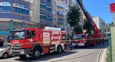 Apartman dairesinde çıkan yangın hasara yol açtı
