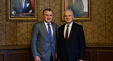 Bakan'a hayırlı olsun ziyareti