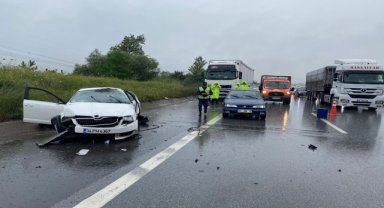 Bolu'da takla atan otomobilden fırlayan kız çocuğu hayatını kaybetti