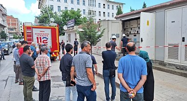 Elektrik trafoda patlama meydana geldi