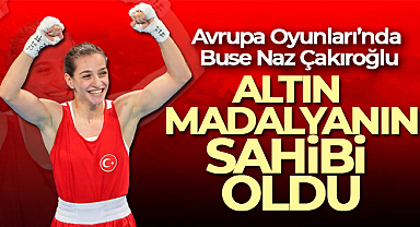 Emine Arslan ve Buse Naz Çakıroğlu'ndan Avrupa oyunlarında altın madalya sevinci!