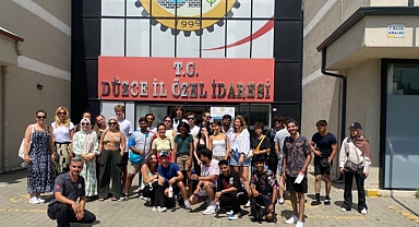 Erasmus+ programı kapsamında 11 ülkeden 36 genç ve eğitici Düzce'de