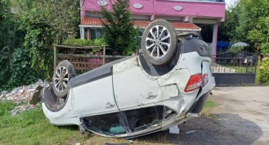 Samsun'da cipin devrilesi sonucu 4 kişi yaralandı