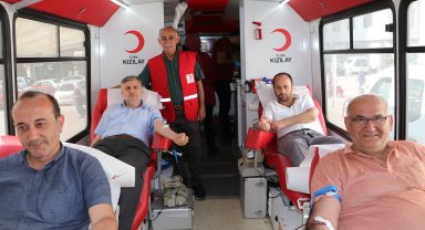 "Samsun Kan Bağışlıyor Hedef 5555 Ünite Kan Bağışı" kampanyası
