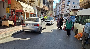 Samsun'da otomobilin çarptığı yaya yaralandı