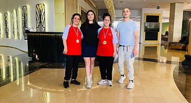 Samsunlu sporcular iki madalya kazandı