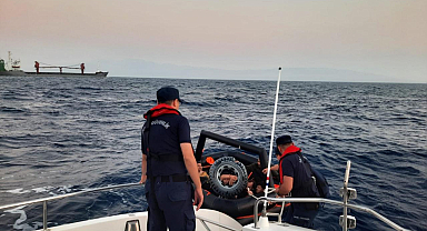 22 düzensiz göçmen kurtarıldı