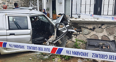 Çarpma anı güvenlik kamerasında