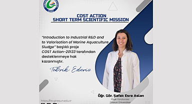 GRÜ Öğretim Görevlisi Aslan'a AB'den proje desteği