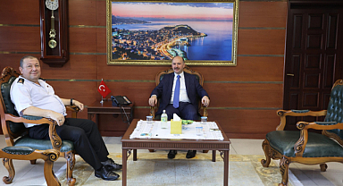 Jandarma Bölge Komutanı’ndan veda ziyareti