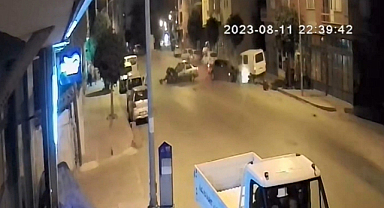 Kaza anı kamerada