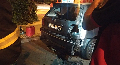 Otomobil kullanılamaz hale geldi