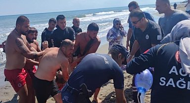 Serinlemek için denize giren 2 kişiden 1'i boğuldu