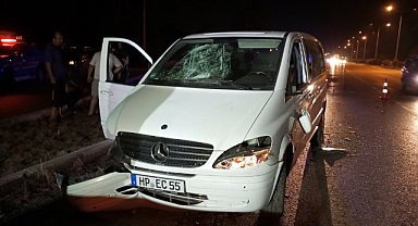 U dönüşü kazayı getirdi: 2 yaralı