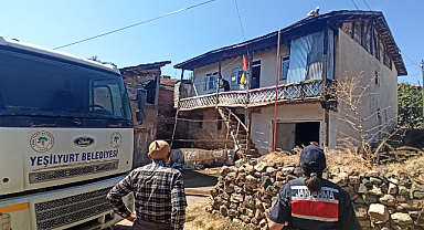 Yangın hasara neden oldu