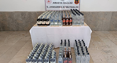 298 litre sahte içki ele geçirildi