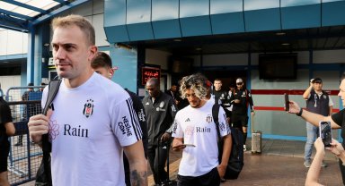 Beşiktaş kafilesi Trabzon'da