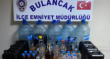 Bulancak’ta kaçak içki operasyonu!