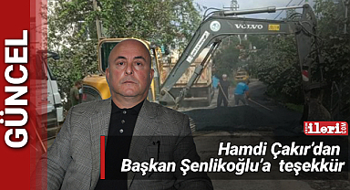 Çakır, Şenlikoğlu’na teşekkür etti