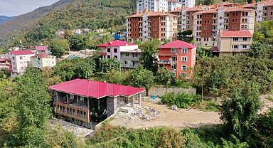 Dereli Belediyesi Sosyal Tesis inşaatında sona gelindi