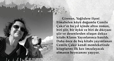 Giresunlu Yazar Cemile Çakır'dan imza ve söyleşi