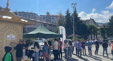 Öğrencilere sıcak karşılama