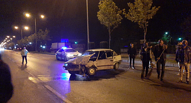 Önce çarptı sonra kaçtı!