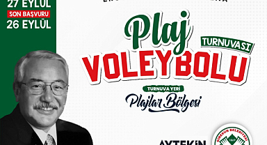 Plaj voleybolu turnuvası başlıyor