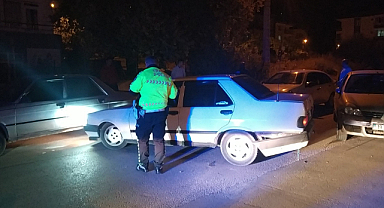 Polisten kaçtı kaza yapınca yakalandı