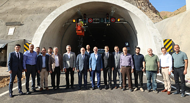Vali Serdengeçti'den, Eğribel Tüneli'nde inceleme