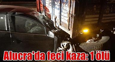 Alucra'da feci kaza: 1 ölü