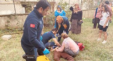 Balkondan düşen 14 yaşındaki kız ağır yaralandı