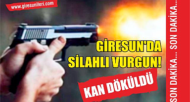 Giresun'da Silahlı Vurgun! Kan Döküldü