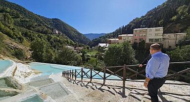 Giresun'un Pamukkale'sine ziyaretçi akını