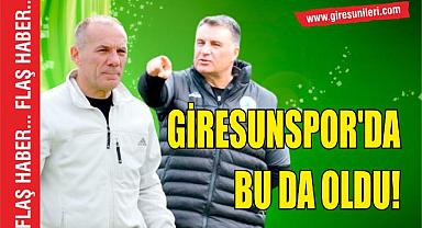Giresunspor'da Bu Da Oldu!