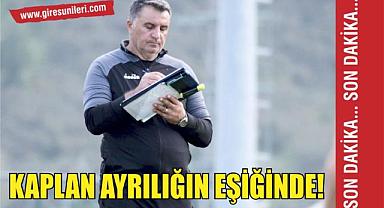 Giresunspor'da ipler koptu!