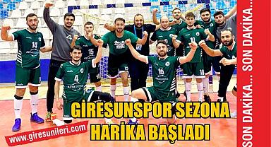 Giresunspor sezona harika başladı