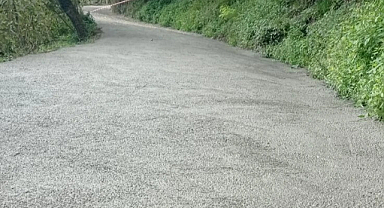Görele’de 57 yıllık yol betonlanıyor